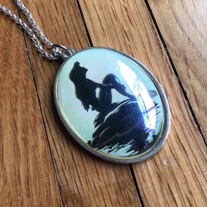 Disney The Little Mermaid Silhouette Necklace